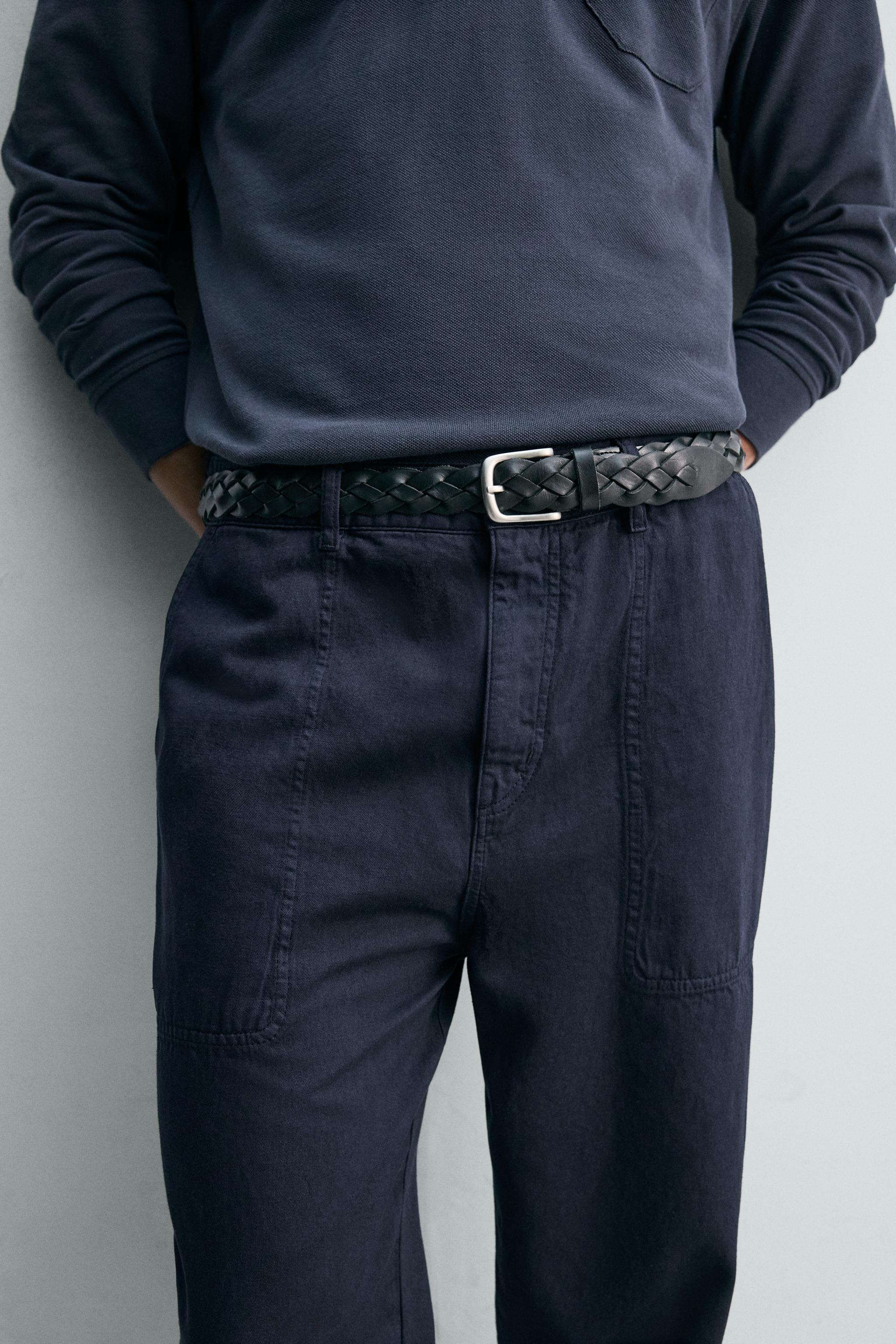 PANTALON STRAIGHT FIT DÉLAVÉ